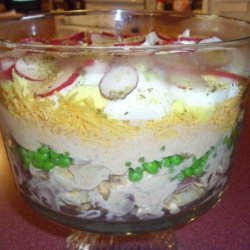 Seven Layer Potato Salad recipe