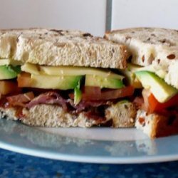 Avocado  bacon  Sandwich! recipe