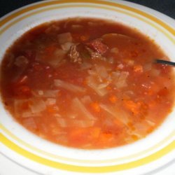 Crock Pot - Cabbage Beef Soup recipe