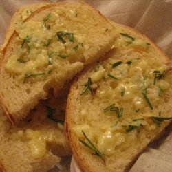 Crisp Rosemary-Parmesan Garlic Bread recipe