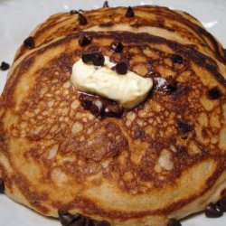Chocolate Chip Sour Cream Pancakes, Diabetic recipe