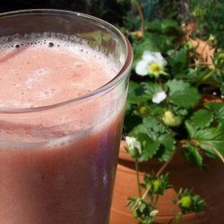 Apple, Banana, and Strawberry Froth recipe