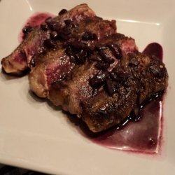 Steak With Shallot-Red Wine Sauce recipe