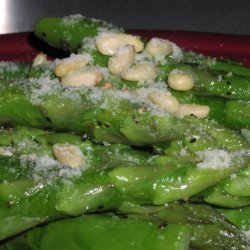 Asparagus With Pine Nuts recipe