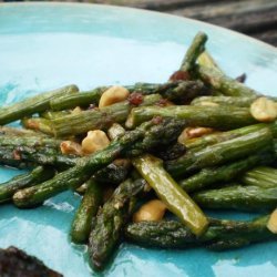 Asparagus With Cashews recipe