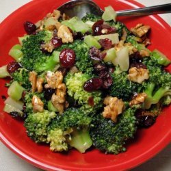 Broccoli With Nuts and Cherries recipe
