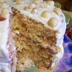 Tropical Carrot Cake with Coconut Cream Frosting recipe