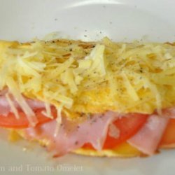 Ham and Tomato Omelet recipe