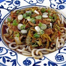 Yakisoba With Pork and Cabbage recipe
