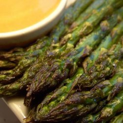 Asparagus With Maple-Mustard Sauce recipe