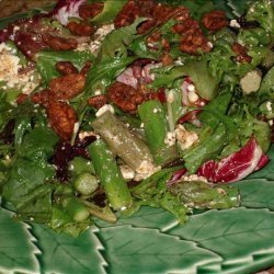 Asparagus, Feta & Pumpkin Seed Salad recipe