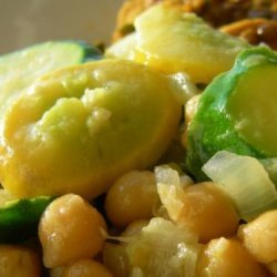 Sautéed Zucchini & Chickpeas recipe