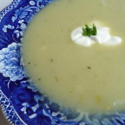 Roasted Garlic, Potato, Leek and Fennel Soup recipe