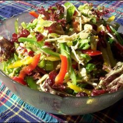 Pretty Bell Pepper Party Salad recipe