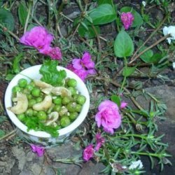 Balsamic Cashew Pea Salad recipe