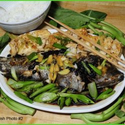 #1 Favorite Chinese Steamed Whole Fish by Sy recipe