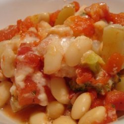 Baked Vegetables With White Beans recipe