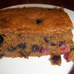 Spicy Molasses Blueberry Cake recipe