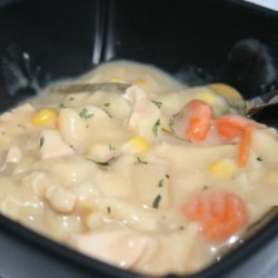 Creamy Crock-Pot Chicken Noodle Soup recipe
