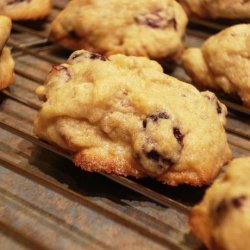 Cranberry Ginger Drop Cookies recipe