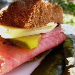 Pastrami and Pickle Pan-Fried Sandwich recipe