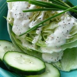 Hearts of Iceberg Lettuce With Ranch Dressing recipe