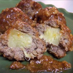 Meatballs Stuffed With Pineapple Chunks recipe