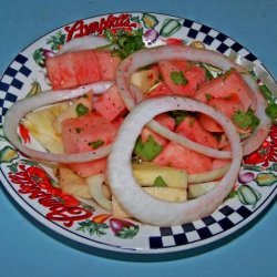 Watermelon and Pineapple Salad recipe