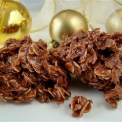Chocolate Christmas Cookies (No-Bake) recipe