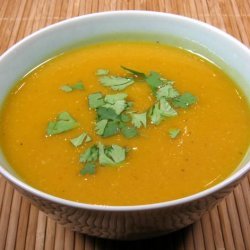 Autumn Gold Butternut Squash Soup - With Thai Inspired Flavors recipe