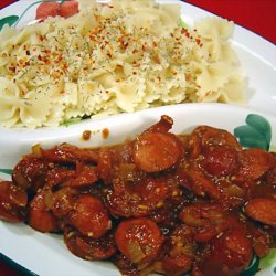 Rotini with Spicy Andouille Sauce recipe