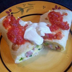 Tortilla Omelet Wrap recipe