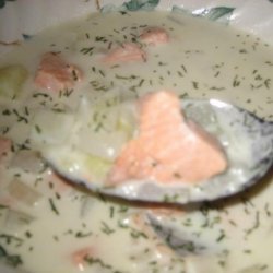 Cream of Salmon Soup recipe