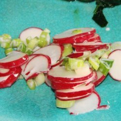 Radish & Scallion Salad recipe