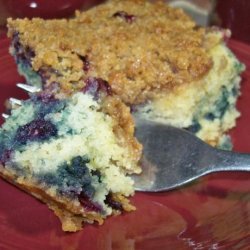 Blueberry Crumb Buckle recipe