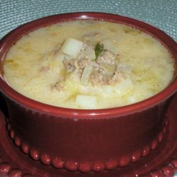 The Best Potato-Sausage-Cabbage Soup recipe