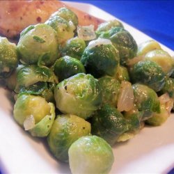 Brussels Sprouts With Mustard Sauce recipe