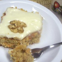 Low-Fat Carrot Cake With Cream Cheese Frosting recipe