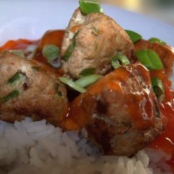 Asian Chicken Meatballs recipe