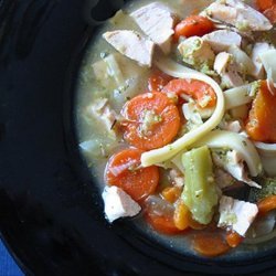 Crocked Chicken Noodle Stoup recipe