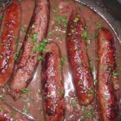 Sausages Braised in White Wine recipe