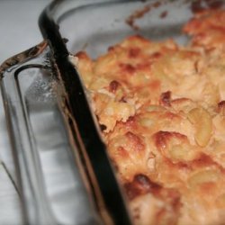 Lightened Fannie Farmer's Classic Baked Macaroni and Cheese recipe