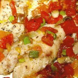 Baked Red Snapper With Citrus - Tomato Topping recipe