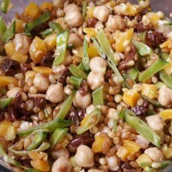 Wheat Berry Salad With Dried Apricots recipe