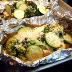 Low-Fat Packet Italian Chicken and Vegetables recipe