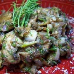 Portobello Mushrooms With Thyme and Parmesan Cheese recipe