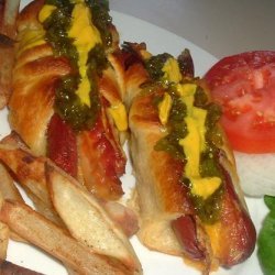 Hot Dog Roll-Ups recipe
