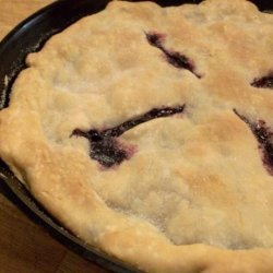 Johnny Jalapeno's Cast-Iron Blueberry Pie recipe