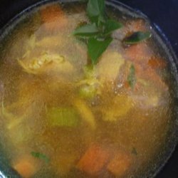 Yellow Curry Chicken & Rice Soup recipe