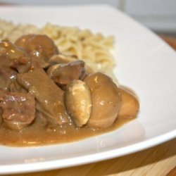 Crock Pot Beef & Mushrooms recipe